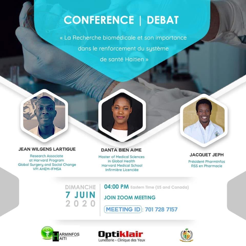 Conférence-débat, recherche biomédicale